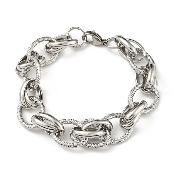 PandaHall 201 Stainless Steel Oval Link Chain Bracelets, Stainless Steel Color, 8-7/8 inch(22.5cm) 201 Stainless Steel Oval
PandaHall 201 Stainless Steel Oval Link Chain Bracelets, Stainless Steel Color, 8-7/8 inch(22.5cm) 201 Stainless Steel Oval