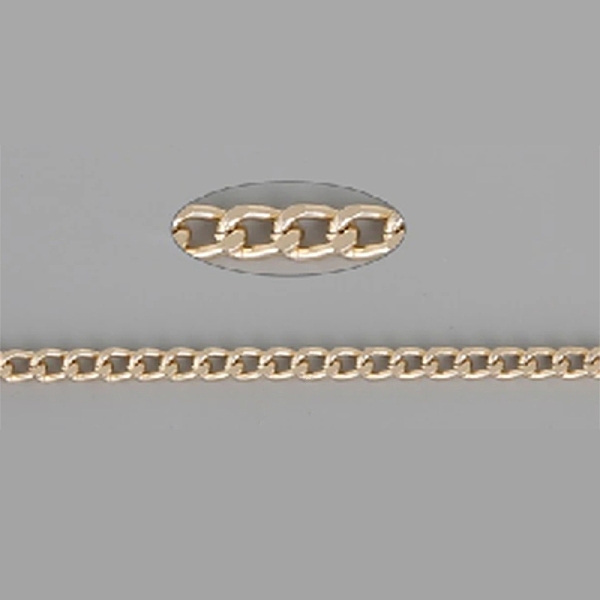 PandaHall Oxidation Aluminum Curb Chains, Faceted, Unwelded, with Spool, Golden, 6x4x1.1mm, 100m/roll Aluminum
PandaHall Oxidation Aluminum Curb Chains, Faceted, Unwelded, with Spool, Golden, 6x4x1.1mm, 100m/roll Aluminum