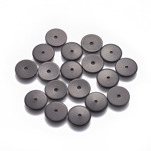 PandaHall 304 Stainless Steel Spacer Beads, Flat Round, Electrophoresis Black, 10x0.8mm, Hole: 1.2mm 304 Stainless Steel Flat Round
PandaHall 304 Stainless Steel Spacer Beads, Flat Round, Electrophoresis Black, 10x0.8mm, Hole: 1.2mm 304 Stainless Steel Flat Round