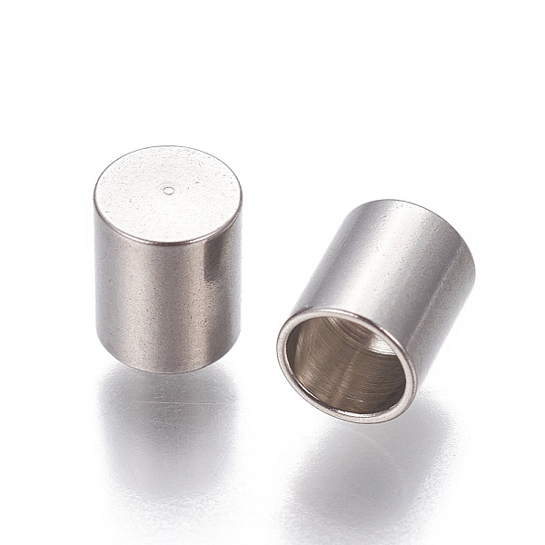 PandaHall 304 Stainless Steel Cord End Caps, Column, Stainless Steel Color, 4mm, Hole: 4mm,external diameter:5mm 304 Stainless Steel Column
PandaHall 304 Stainless Steel Cord End Caps, Column, Stainless Steel Color, 4mm, Hole: 4mm,external diameter:5mm 304 Stainless Steel Column
