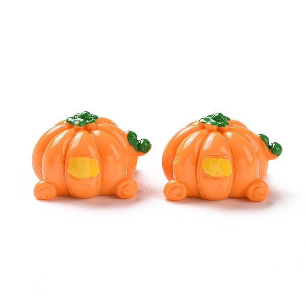 PandaHall Opaque Resin Pendants, Pumpkin Carriage Charms, with Platinum Tone Iron Loops, Dark Orange, 24.5x29.5x27mm, Hole: 2mm Iron+Resin...
PandaHall Opaque Resin Pendants, Pumpkin Carriage Charms, with Platinum Tone Iron Loops, Dark Orange, 24.5x29.5x27mm, Hole: 2mm Iron+Resin...