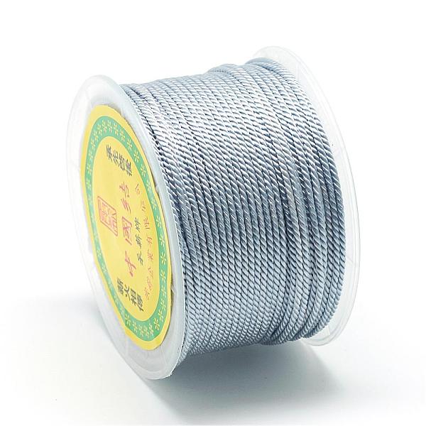 PandaHall Nylon Threads, Milan Cords/Twisted Cords, Light Steel Blue, 1.5~2mm, about 54.68 yards(50m)/roll Nylon Blue
PandaHall Nylon Threads, Milan Cords/Twisted Cords, Light Steel Blue, 1.5~2mm, about 54.68 yards(50m)/roll Nylon Blue