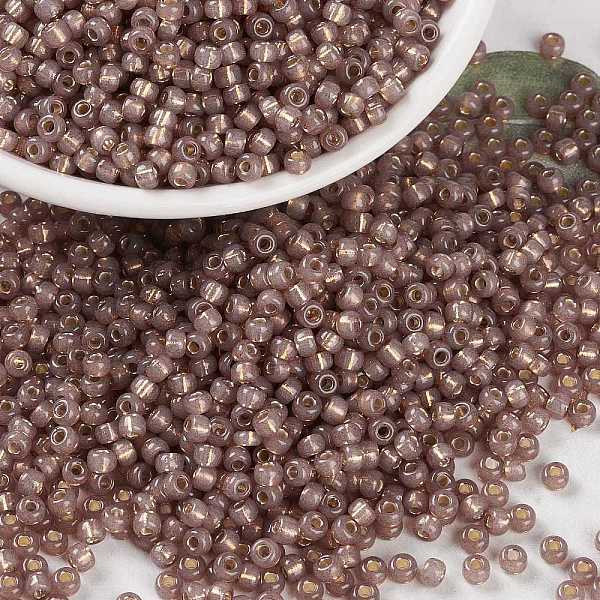 PandaHall MIYUKI Round Rocailles Beads, Japanese Seed Beads, 8/0, (RR641) Dyed Rose Bronze Silverlined Alabaster, 8/0, 3mm, Hole: 1mm, about..., Brown
PandaHall MIYUKI Round Rocailles Beads, Japanese Seed Beads, 8/0, (RR641) Dyed Rose Bronze Silverlined Alabaster, 8/0, 3mm, Hole: 1mm, about..., Brown