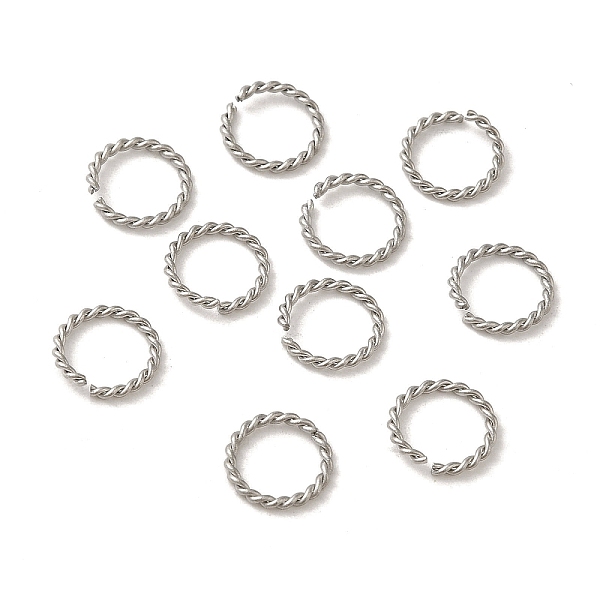 PandaHall 304 Stainless Steel Open Jump Rings, Spiral, Stainless Steel Color, 8x1mm, Inner Diameter: 6mm 304 Stainless Steel Ring
PandaHall 304 Stainless Steel Open Jump Rings, Spiral, Stainless Steel Color, 8x1mm, Inner Diameter: 6mm 304 Stainless Steel Ring