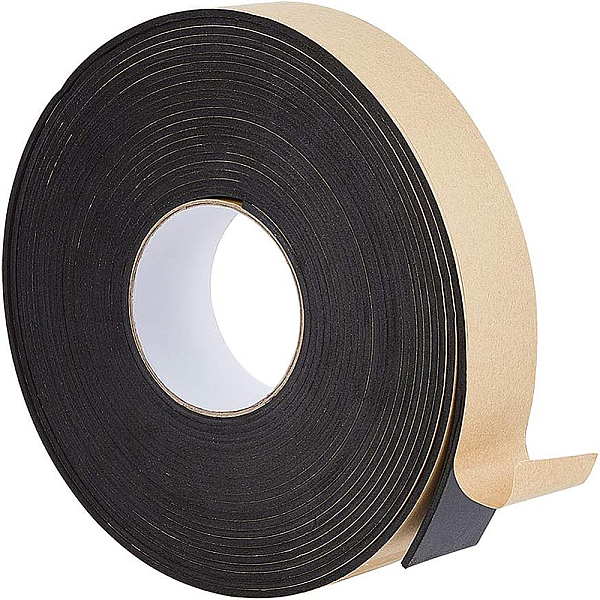 PandaHall Strong Adhesion EVA Sponge Foam Rubber Tape, Anti-Collision Seal Strip, Black, 35x3mm, 10m/roll Adhesive Black
PandaHall Strong Adhesion EVA Sponge Foam Rubber Tape, Anti-Collision Seal Strip, Black, 35x3mm, 10m/roll Adhesive Black