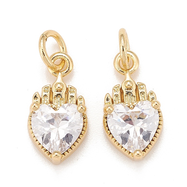 PandaHall Brass Inlaid Clear Cubic Zirconia Charms, Real 18K Gold Plated, Lead Free & Cadmium Free, Heart, Clear, 14x7x4mm, Hole: 3mm...
PandaHall Brass Inlaid Clear Cubic Zirconia Charms, Real 18K Gold Plated, Lead Free & Cadmium Free, Heart, Clear, 14x7x4mm, Hole: 3mm...