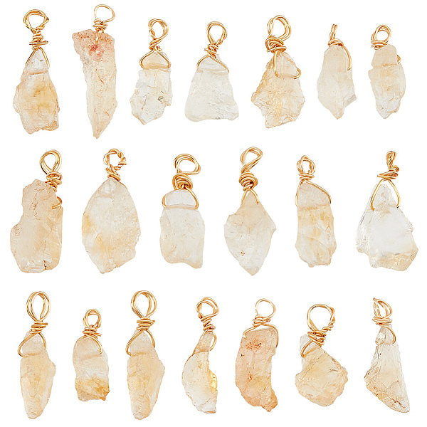 PandaHall DICOSMETIC 20Pcs Natural Stone Pendants Raw Citrine Pendants Wire Wrapped Crystal Pendants Irregulate Gemstone Charms Crystal...
PandaHall DICOSMETIC 20Pcs Natural Stone Pendants Raw Citrine Pendants Wire Wrapped Crystal Pendants Irregulate Gemstone Charms Crystal...