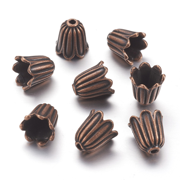 PandaHall Tibetan Style Caps, Cadmium Free & Lead Free & Nickel Free, Flower, Red Copper, 10x10mm, Hole: 1mm, Inner Diameter: 7.5mm Alloy
PandaHall Tibetan Style Caps, Cadmium Free & Lead Free & Nickel Free, Flower, Red Copper, 10x10mm, Hole: 1mm, Inner Diameter: 7.5mm Alloy