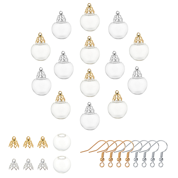PandaHall SUNNYCLUE DIY Dangle Earring Making Kits, Including Round Glass Globe Beads, Brass Bead Cap Bails, Brass Earring Hooks, Golden &...
PandaHall SUNNYCLUE DIY Dangle Earring Making Kits, Including Round Glass Globe Beads, Brass Bead Cap Bails, Brass Earring Hooks, Golden &...