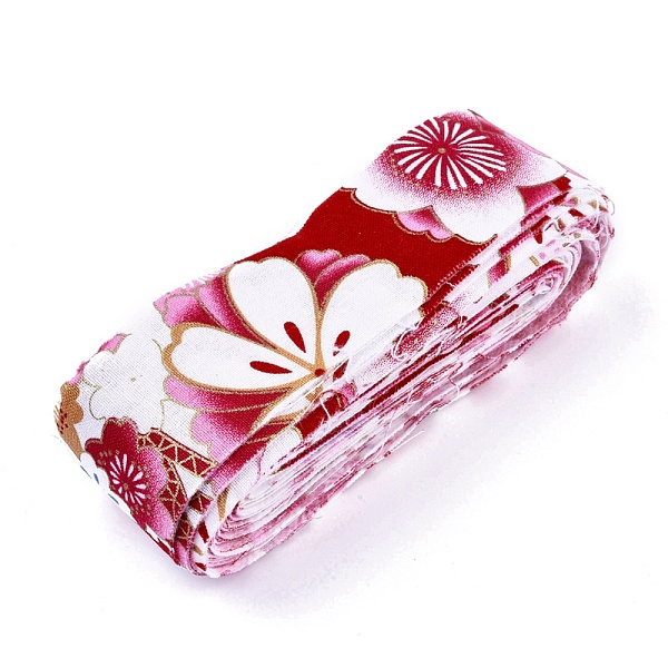 PandaHall Japanese Kimono Style Floral Cotton Ribbon, Single Printed, for DIY Hair Bow, Headwear, Handmade Trim, Red, 1-1/2 inch(40mm)...
PandaHall Japanese Kimono Style Floral Cotton Ribbon, Single Printed, for DIY Hair Bow, Headwear, Handmade Trim, Red, 1-1/2 inch(40mm)...