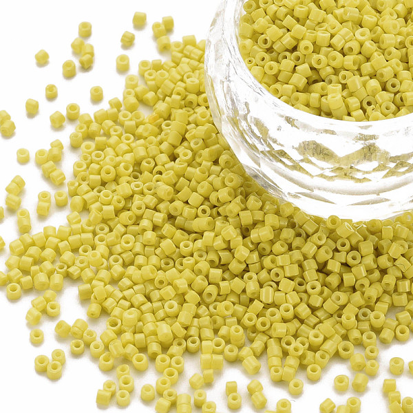 PandaHall Glass Cylinder Beads, Seed Beads, Baking Paint, Round Hole, Champagne Yellow, 1.5~2x1~2mm, Hole: 0.8mm, about 45000pcs/bag, about...
PandaHall Glass Cylinder Beads, Seed Beads, Baking Paint, Round Hole, Champagne Yellow, 1.5~2x1~2mm, Hole: 0.8mm, about 45000pcs/bag, about...
