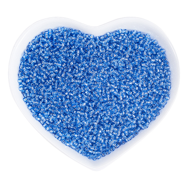 PandaHall Ornaland 12/0 Transparent Glass Seed Beads, Grade A, Silver Lined Round Hole, Round, Cornflower Blue, 2x1.5mm, Hole: 0.3mm, about...
PandaHall Ornaland 12/0 Transparent Glass Seed Beads, Grade A, Silver Lined Round Hole, Round, Cornflower Blue, 2x1.5mm, Hole: 0.3mm, about...