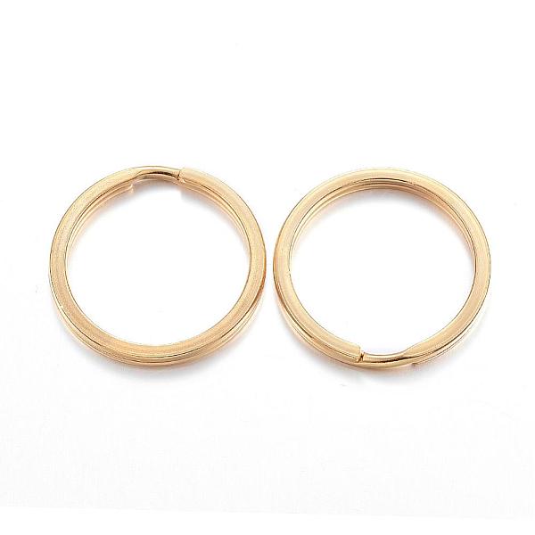 PandaHall Ion Plating(IP) 304 Stainless Steel Split Key Rings, Keychain Clasp Findings, Golden, 25x2mm, Inner Diameter: 21mm 304 Stainless...
PandaHall Ion Plating(IP) 304 Stainless Steel Split Key Rings, Keychain Clasp Findings, Golden, 25x2mm, Inner Diameter: 21mm 304 Stainless...