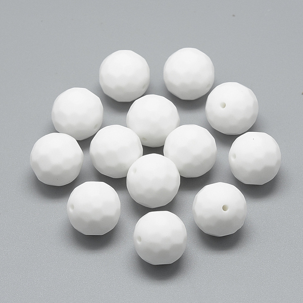 PandaHall Food Grade Eco-Friendly Silicone Beads, Chewing Beads For Teethers, DIY Nursing Necklaces Making, Faceted Round, White, 15.5mm...
PandaHall Food Grade Eco-Friendly Silicone Beads, Chewing Beads For Teethers, DIY Nursing Necklaces Making, Faceted Round, White, 15.5mm...