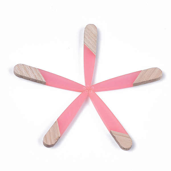 PandaHall Resin & Walnut Wood Pendants, Teardrop, Hot Pink, 44x7.5x3mm, Hole: 1.2mm Resin+Wood Teardrop Pink
PandaHall Resin & Walnut Wood Pendants, Teardrop, Hot Pink, 44x7.5x3mm, Hole: 1.2mm Resin+Wood Teardrop Pink
