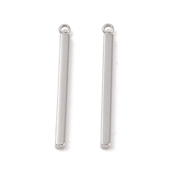PandaHall 304 Stainless Steel Pendants, Cuboid/Bar Charm, Stainless Steel Color, 27.5x2.5x2mm, Hole: 1.4mm 304 Stainless Steel Cuboid
PandaHall 304 Stainless Steel Pendants, Cuboid/Bar Charm, Stainless Steel Color, 27.5x2.5x2mm, Hole: 1.4mm 304 Stainless Steel Cuboid