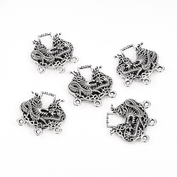 PandaHall Tibetan Style Alloy Chandelier Component Links, Chinese Style, Longevity lock, Antique Silver, 27.5x29x8mm, Hole: 9x7.5mm and...
PandaHall Tibetan Style Alloy Chandelier Component Links, Chinese Style, Longevity lock, Antique Silver, 27.5x29x8mm, Hole: 9x7.5mm and...