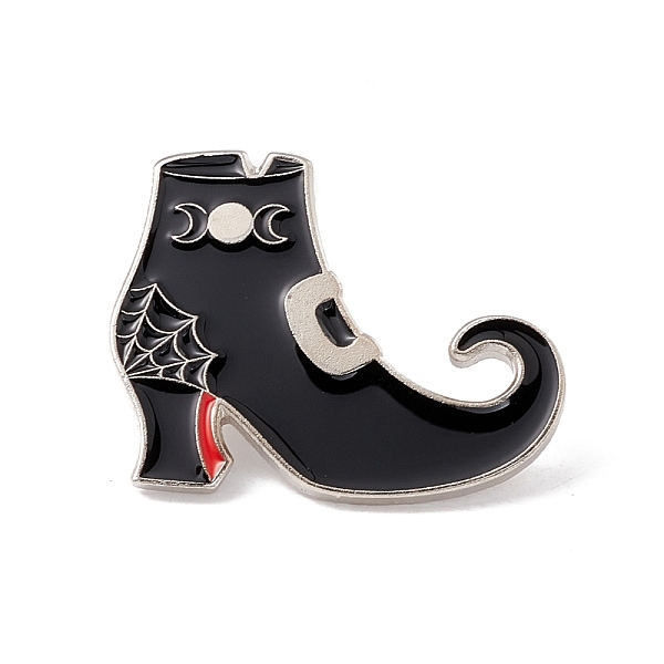 PandaHall Shose Shape Enamel Pin, Creative Alloy Badge for Backpack Clothes, Planinum, Black, 23x28x1.5mm, Pin: 1mm Alloy+Enamel Moon Black
PandaHall Shose Shape Enamel Pin, Creative Alloy Badge for Backpack Clothes, Planinum, Black, 23x28x1.5mm, Pin: 1mm Alloy+Enamel Moon Black