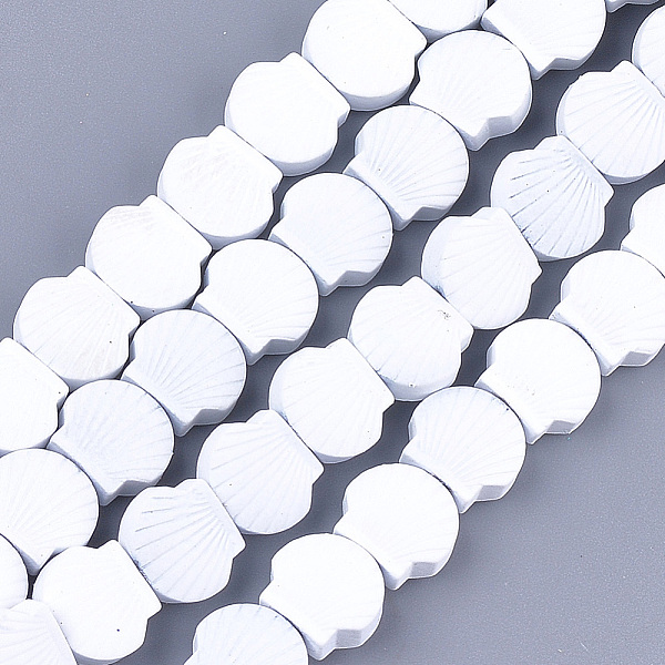 PandaHall Spray Painted Non-magnetic Synthetic Hematite Beads Strands, Scallop, White, 8x9x4mm, Hole: 0.8mm, about 49pcs/strand, 15.7 inch...
PandaHall Spray Painted Non-magnetic Synthetic Hematite Beads Strands, Scallop, White, 8x9x4mm, Hole: 0.8mm, about 49pcs/strand, 15.7 inch...