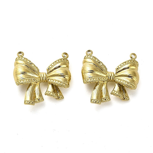 PandaHall 304 Stainless Steel Pendants, Bowknot Charm, Real 14K Gold Plated, 19x19x5mm, Hole: 1.5mm 304 Stainless Steel Bowknot
PandaHall 304 Stainless Steel Pendants, Bowknot Charm, Real 14K Gold Plated, 19x19x5mm, Hole: 1.5mm 304 Stainless Steel Bowknot