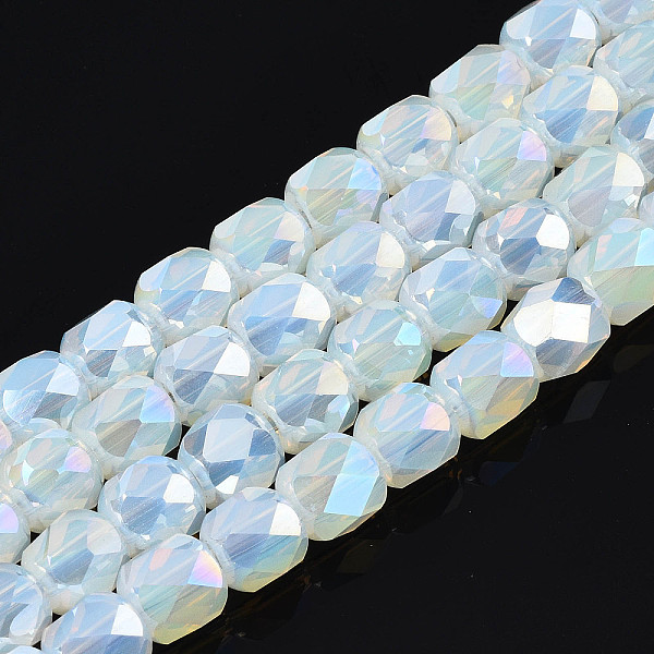 PandaHall Electroplate Glass Beads Strands, AB Color Plated, Faceted, Column, Clear, 5.5x5mm, Hole: 1.2mm, about 99pcs/strand, 21.85 inch...
PandaHall Electroplate Glass Beads Strands, AB Color Plated, Faceted, Column, Clear, 5.5x5mm, Hole: 1.2mm, about 99pcs/strand, 21.85 inch...