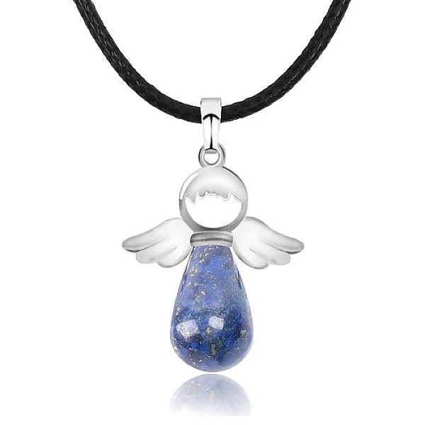 PandaHall Angel Natural Lapis Lazuli Pendant Necklaces, No Size Lapis Lazuli Angel & Fairy
PandaHall Angel Natural Lapis Lazuli Pendant Necklaces, No Size Lapis Lazuli Angel & Fairy