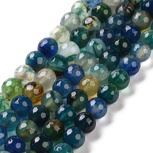 PandaHall Faceted Natural Agate Beads Strands, Round, Dyed & Heated, Colorful, 8mm, Hole: 1mm, about 47pcs/strand, 14 inch(35.6cm) Natural...
PandaHall Faceted Natural Agate Beads Strands, Round, Dyed & Heated, Colorful, 8mm, Hole: 1mm, about 47pcs/strand, 14 inch(35.6cm) Natural...