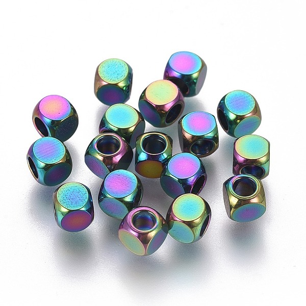 PandaHall Ion Plating(IP) 304 Stainless Steel Beads, Cube, Rainbow Color, 4x4x4mm, Hole: 2.5mm 304 Stainless Steel Cube
PandaHall Ion Plating(IP) 304 Stainless Steel Beads, Cube, Rainbow Color, 4x4x4mm, Hole: 2.5mm 304 Stainless Steel Cube