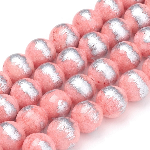 PandaHall Natural Jade Beads Strands, Brushed Silver Color, Dyed, Round, Pink, 6mm, Hole: 0.8mm, about 62pcs/strand, 15.7 inch(40cm) Other...
PandaHall Natural Jade Beads Strands, Brushed Silver Color, Dyed, Round, Pink, 6mm, Hole: 0.8mm, about 62pcs/strand, 15.7 inch(40cm) Other...