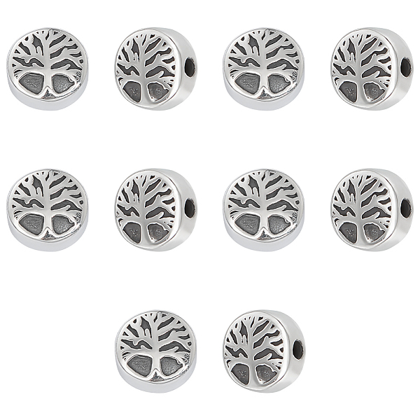 PandaHall UNICRAFTALE 10Pcs Retro Beads Stainless Steel Spacer Beads Flat Round with Tree of Life Beads Antique Silver Loose Beads Tree...
PandaHall UNICRAFTALE 10Pcs Retro Beads Stainless Steel Spacer Beads Flat Round with Tree of Life Beads Antique Silver Loose Beads Tree...