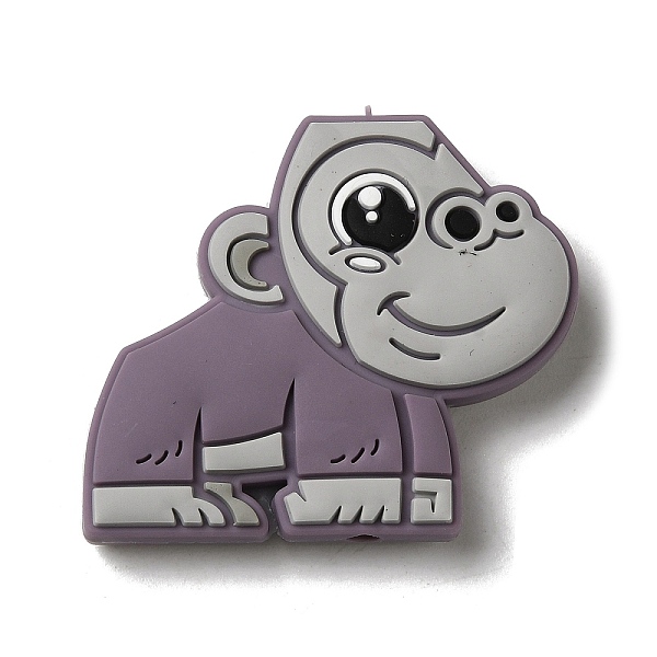 PandaHall Orangutan Food Grade Silicone Focal Beads, Chewing Beads For Teethers, DIY Nursing Necklaces Making, Slate Blue, 30x35.5x8.5mm...
PandaHall Orangutan Food Grade Silicone Focal Beads, Chewing Beads For Teethers, DIY Nursing Necklaces Making, Slate Blue, 30x35.5x8.5mm...