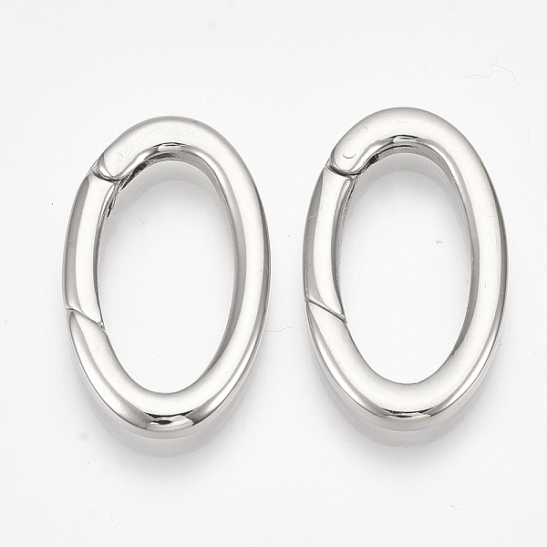 PandaHall 304 Stainless Steel Spring Gate Rings, Oval Rings, Stainless Steel Color, 28x16x3mm, Inner Diameter: 21x10mm 304 Stainless Steel
PandaHall 304 Stainless Steel Spring Gate Rings, Oval Rings, Stainless Steel Color, 28x16x3mm, Inner Diameter: 21x10mm 304 Stainless Steel