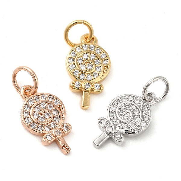 PandaHall Brass Micro Pave Clear Cubic Zirconia Pendants, Cadmium Free & Lead Free, Lollipop, Mixed Color, 13.5x7.5x2mm Brass+Cubic Zirconia...
PandaHall Brass Micro Pave Clear Cubic Zirconia Pendants, Cadmium Free & Lead Free, Lollipop, Mixed Color, 13.5x7.5x2mm Brass+Cubic Zirconia...
