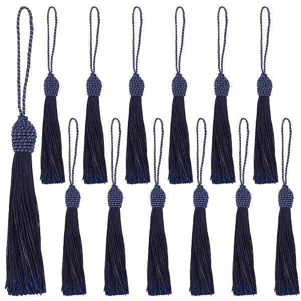 PandaHall SUNNYCLUE 20Pcs Polyester Tassel Big Pendant Decorations, Marine Blue, 90~98x12~14mm Polyester
PandaHall SUNNYCLUE 20Pcs Polyester Tassel Big Pendant Decorations, Marine Blue, 90~98x12~14mm Polyester