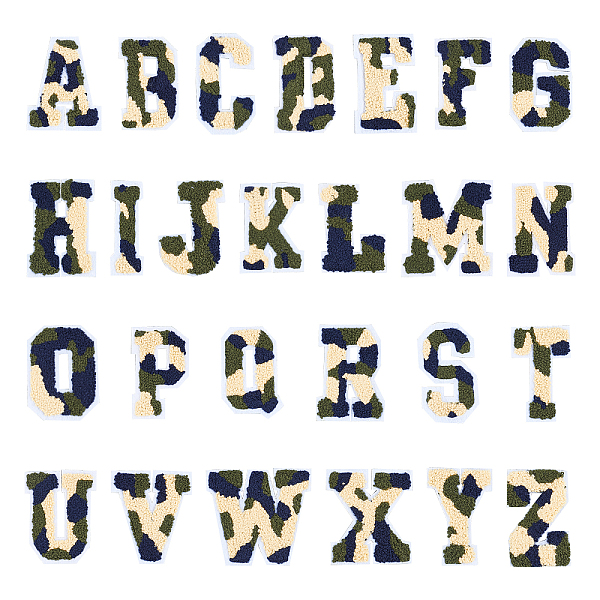 PandaHall Polyester Cloth Iron on/Sew on Patches, Costume Accessories, Appliques, Letter with Leopard Print Pattern, Letter A~Z...
PandaHall Polyester Cloth Iron on/Sew on Patches, Costume Accessories, Appliques, Letter with Leopard Print Pattern, Letter A~Z...