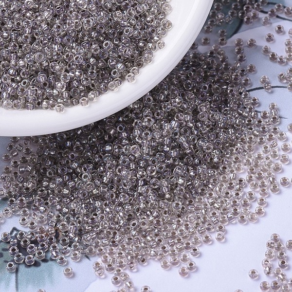 PandaHall MIYUKI Round Rocailles Beads, Japanese Seed Beads, (RR2195) Taupe Lined Crystal AB, 11/0, 2x1.3mm, Hole: 0.8mm, about 5500pcs/50g..., Brown
PandaHall MIYUKI Round Rocailles Beads, Japanese Seed Beads, (RR2195) Taupe Lined Crystal AB, 11/0, 2x1.3mm, Hole: 0.8mm, about 5500pcs/50g..., Brown