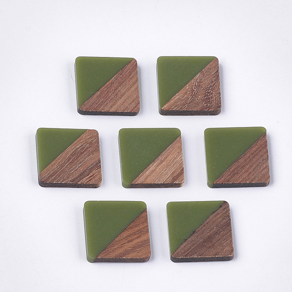 PandaHall Resin & Walnut Wood Cabochons, Square, Olive Drab, 13.5x13.5x3mm Resin+Wood Square Green
PandaHall Resin & Walnut Wood Cabochons, Square, Olive Drab, 13.5x13.5x3mm Resin+Wood Square Green