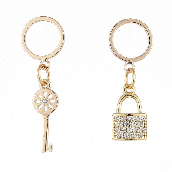 PandaHall Brass Dangle Stud Earrings, Asymmetrical Earrings, with Brass Micro Pave Cubic Zirconia Pendants, Plastic Ear Nuts and Cardboard..., Clear
PandaHall Brass Dangle Stud Earrings, Asymmetrical Earrings, with Brass Micro Pave Cubic Zirconia Pendants, Plastic Ear Nuts and Cardboard..., Clear