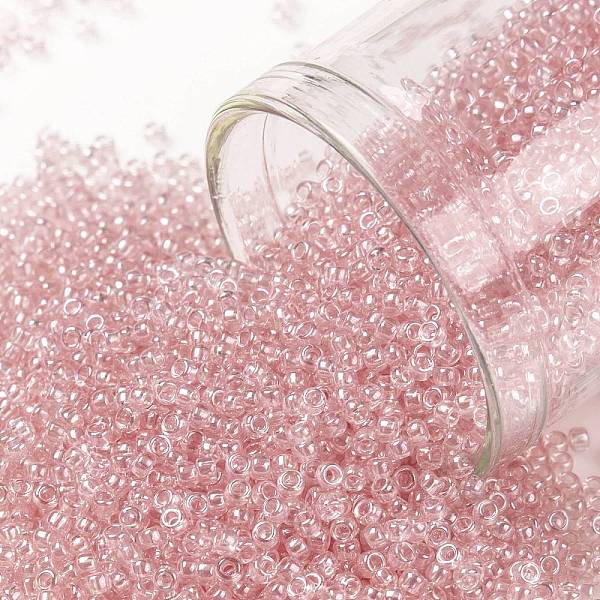 PandaHall TOHO Round Seed Beads, Japanese Seed Beads, (289) Light French Rose Transparent Luster, 15/0, 1.5mm, Hole: 0.7mm, about..., Pink
PandaHall TOHO Round Seed Beads, Japanese Seed Beads, (289) Light French Rose Transparent Luster, 15/0, 1.5mm, Hole: 0.7mm, about..., Pink