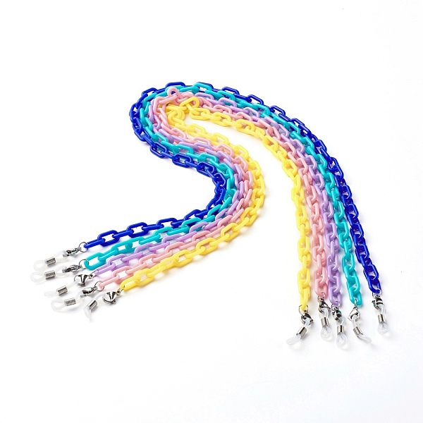 PandaHall Opaque Acrylic Cable Eyeglasses Chains, Neck Strap for Eyeglasses, with 304 Stainless Steel Lobster Claw Clasps, Silicone Eyeglass...
PandaHall Opaque Acrylic Cable Eyeglasses Chains, Neck Strap for Eyeglasses, with 304 Stainless Steel Lobster Claw Clasps, Silicone Eyeglass...