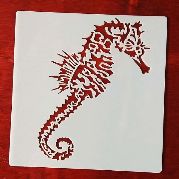 PandaHall Plastic Drawing Painting Stencils Templates, for DIY Scrapbooking Painting Drawing Craft, Sea Horse Pattern, White, 130x130mm...
PandaHall Plastic Drawing Painting Stencils Templates, for DIY Scrapbooking Painting Drawing Craft, Sea Horse Pattern, White, 130x130mm...
