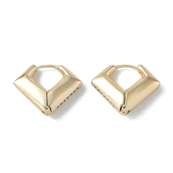 PandaHall Rhombus Brass Micro Pave Cubic Zirconia Stud Earrings for Women, Real 18K Gold Plated, 20x7mm Cubic Zirconia Rhombus
PandaHall Rhombus Brass Micro Pave Cubic Zirconia Stud Earrings for Women, Real 18K Gold Plated, 20x7mm Cubic Zirconia Rhombus