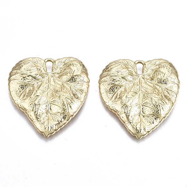 PandaHall Rack Plating Alloy Pendants, Cadmium Free & Lead Free, Leaf, Light Gold, 31x29.5x3mm, Hole: 5x2mm Alloy Leaf
PandaHall Rack Plating Alloy Pendants, Cadmium Free & Lead Free, Leaf, Light Gold, 31x29.5x3mm, Hole: 5x2mm Alloy Leaf