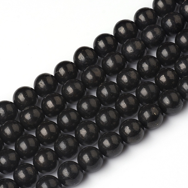 PandaHall Natural Shungite Beads Strands, Round, 8~8.5mm, Hole: 0.8mm, about 48pcs/Strand, 15.55 inch(39.5cm) Shungite Round
PandaHall Natural Shungite Beads Strands, Round, 8~8.5mm, Hole: 0.8mm, about 48pcs/Strand, 15.55 inch(39.5cm) Shungite Round