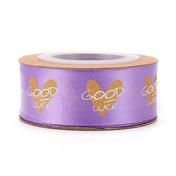 PandaHall Polyester Ribbons, Single Face Golden Hot Stamping, for Gifts Wrapping, Party Decoration, Heart & Word Good Luck Pattern, Medium...
PandaHall Polyester Ribbons, Single Face Golden Hot Stamping, for Gifts Wrapping, Party Decoration, Heart & Word Good Luck Pattern, Medium...