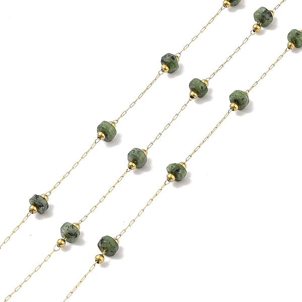 PandaHall Ion Plating(IP) 304 Stainless Steel Link Chains, Natural Sesame Jasper Beads & Spool, Soldered, Real 18K Gold Plated, 8x4mm, about...
PandaHall Ion Plating(IP) 304 Stainless Steel Link Chains, Natural Sesame Jasper Beads & Spool, Soldered, Real 18K Gold Plated, 8x4mm, about...