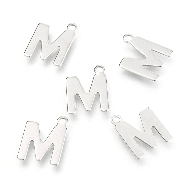 PandaHall 201 Stainless Steel Charms, Alphabet, Letter.M, 12x9.2x0.6mm, Hole: 1.2mm 201 Stainless Steel Letter M
PandaHall 201 Stainless Steel Charms, Alphabet, Letter.M, 12x9.2x0.6mm, Hole: 1.2mm 201 Stainless Steel Letter M