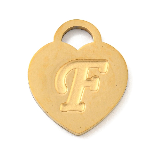 PandaHall Ion Plating(IP) 304 Stainless Steel Pendants, Laser Cut, Heart with Letter Charm, Golden, Letter F, 15x12x1mm, Hole: 3x3.5mm 304...
PandaHall Ion Plating(IP) 304 Stainless Steel Pendants, Laser Cut, Heart with Letter Charm, Golden, Letter F, 15x12x1mm, Hole: 3x3.5mm 304...
