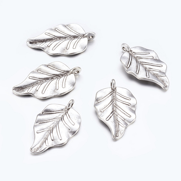 PandaHall Tibetan Style Alloy Pendants, Leaf, Cadmium Free & Nickel Free & Lead Free, Antique Silver, 30x18x2mm, Hole: 1.6mm Alloy Leaf
PandaHall Tibetan Style Alloy Pendants, Leaf, Cadmium Free & Nickel Free & Lead Free, Antique Silver, 30x18x2mm, Hole: 1.6mm Alloy Leaf