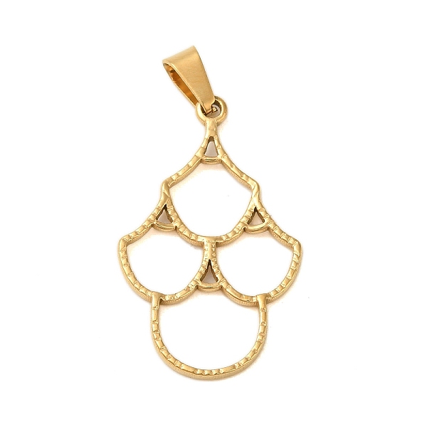 PandaHall Ion Plating(IP) 304 Stainless Steel Pendants, Fish Scale Charm, Golden, 34x20.5x2mm, Hole: 6x3.5mm 304 Stainless Steel Others
PandaHall Ion Plating(IP) 304 Stainless Steel Pendants, Fish Scale Charm, Golden, 34x20.5x2mm, Hole: 6x3.5mm 304 Stainless Steel Others